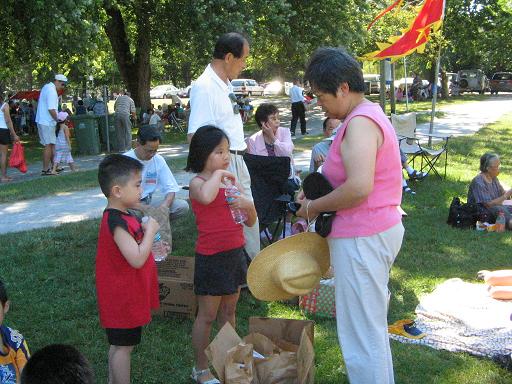 at the Mah picnic