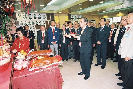 image of Damon Yee making offerings