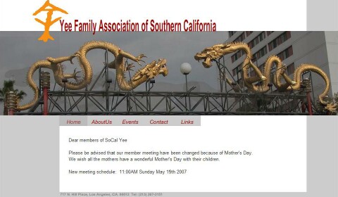 Southern
                  California YFT Home Page