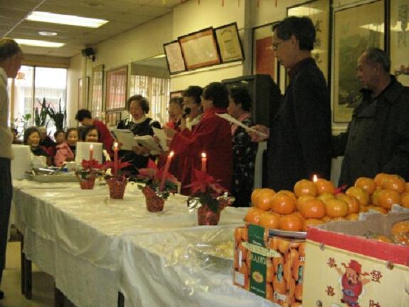 Christmas 2006
                YFT women singing songs