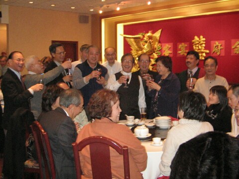 Members of
                          Vancouver YFT congratulates the grandparents